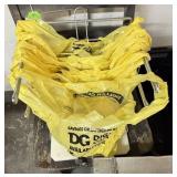 Metal Bag Dispenser with Yellow Bags