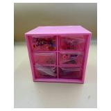 Pink Kids Jewelry Making Set with Beads