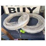 Two Coils of Clear PVC Tubing