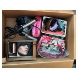 Boxed Lot of Beauty and Hair Tools
