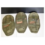Lot of 3 Vietnam Era Military Tool Carry Covers