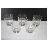 Set of 5 Juice Glasses