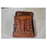 Vtg Klein Tools Leather Tool Pouch