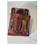 Vtg Klein Tools Leather Tool Pouch