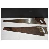 Pair of Vtg Hand Saws