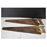 Pair of Vtg Hand Saws
