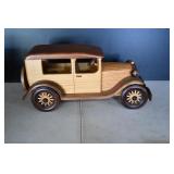 Vtg Wood Model T Model Car