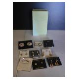 Earrings Lot w/ Holder