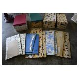 Lot of Vintage Cardboard Storage Boxes