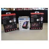 Pair of Double Ring LIghts & Wireless Charging Dok