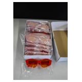 NIB Fancy Orange Sunglasses