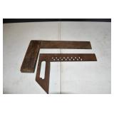 Pair of Vtg Carpenter Squares