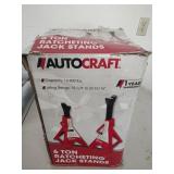Autocraft 6 Ton Ratcheting Jack Stands