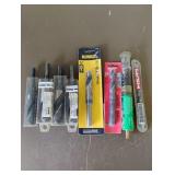Assorted Drill Press Bits