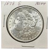 1878-S Morgan Silver Dollar MS64