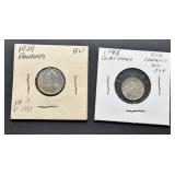 1929 Panama and 1968 Guatemala Coins