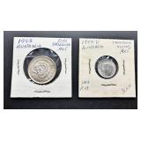 1943 Australian Silver Coins Set