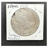 1817 Spanish Colonial 8 Reales Coin