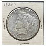 1923-S Peace Silver Dollar Coin