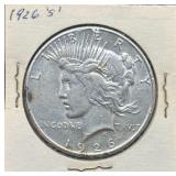 1926-S Peace Silver Dollar