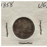 1858 U.S. Flying Eagle Cent