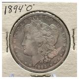 1894-O Morgan Silver Dollar