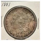 1881 Morgan Silver Dollar