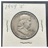 1949-S Franklin Half Dollar Coin