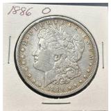 1886-O Morgan Silver Dollar