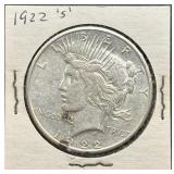 1922-S Peace Silver Dollar Coin