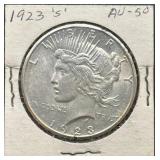 1923-S Silver Peace Dollar Coin