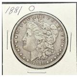 1881-O Morgan Silver Dollar Coin
