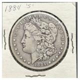 1884-S Morgan Silver Dollar Coin