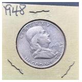 1948 Franklin Half Dollar Coin