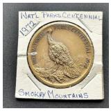 1972 National Parks Centennial Coin