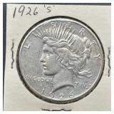 1926-S Peace Silver Dollar