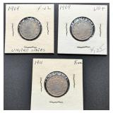 Three Early 20th Century US Coins