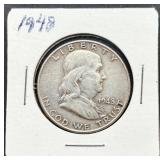 1948 Franklin Half Dollar Coin