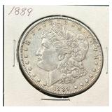 1889 Morgan Silver Dollar Coin
