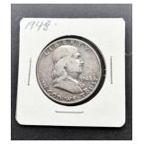 1948 Franklin Half Dollar in Holder
