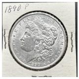 1890-P Morgan Silver Dollar Coin