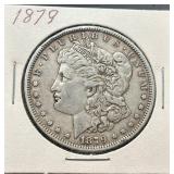1879 Morgan Silver Dollar Coin