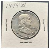 1949-D Franklin Half Dollar Coin