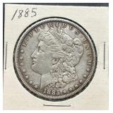 1885 Morgan Silver Dollar Coin