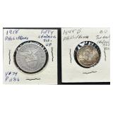 1918 and 1944 Philippine Coins