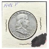 1948 Franklin Silver Half Dollar