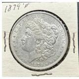 1879-P Morgan Silver Dollar