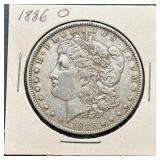 1886-O Morgan Silver Dollar