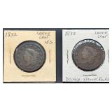 Two Early 1800s Large Cents