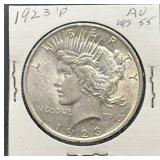 1923-P Peace Silver Dollar